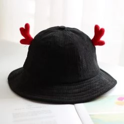 Juwas Antlers Devil Angel Cat Ears Bucket Hat CLOTHING