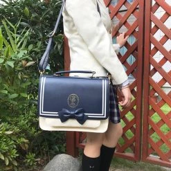 Juwas.com Online Store NEW ARRIVAL Kawaii Japanese Style Student Sailor Bow Shoulder Bag