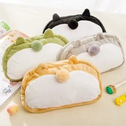 Juwas NEW ARRIVAL Kawaii Animal Plush Pencil Case