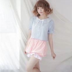 Juwas NEW ARRIVAL Kawaii Ruffle Pajama Shorts