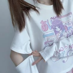 Juwas Anime Girl Hollow Out Sleeve Sweatshirt 26 Juwas Anime Girl Hollow Out Sleeve Sweatshirt