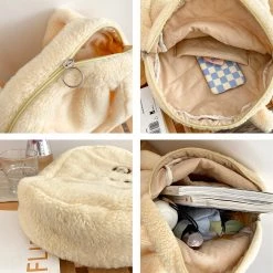 Juwas Brown Bear Plush Crossbody Bag NEW ARRIVAL