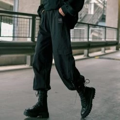 Juwas Cool Street Buckle Loose Jogger Cargo Pants NEW ARRIVAL