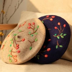 Juwas NEW ARRIVAL Fruity Cherry Beret Hat