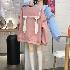 Juwas CLOTHING Sweet Bunny Ears Loose Sweatshirt