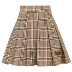 -Juwas Sweet N Cozy Bear Embroidery High Waist Skirt NEW ARRIVAL