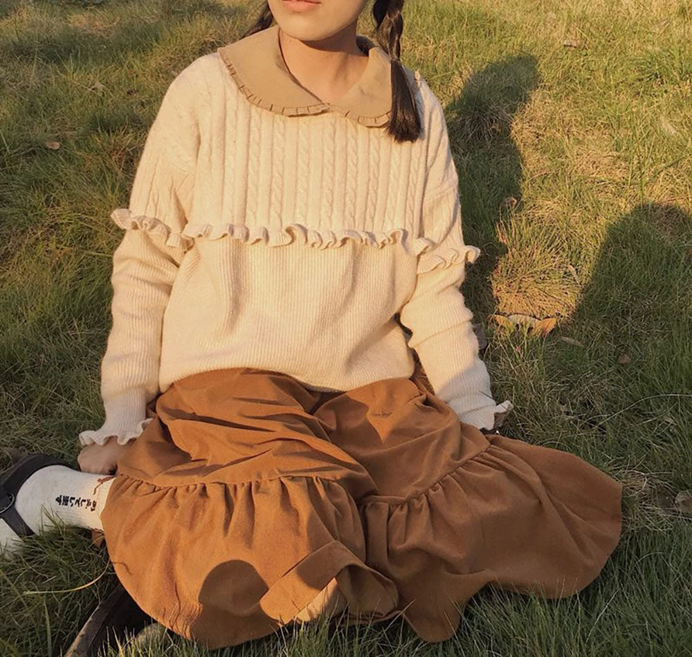 Juwas Kawaii Khaki Gypsy Skirt NEW ARRIVAL 8 Juwas Kawaii Khaki Gypsy Skirt NEW ARRIVAL