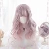Juwas.com Online Store Curly Lolita Pink Purple Color Cosplay Wig