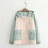 Juwas Kawaii Dear Baby Bear Two-Tone Jacket