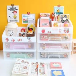 Juwas Sweet Printed Mini Drawer Organizer NEW ARRIVAL