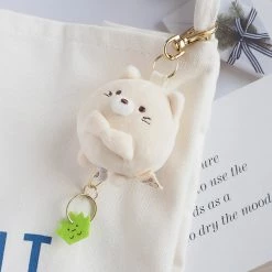 Juwas NEW ARRIVAL Cute Cartoon Animal Plush Keychain