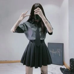 Juwas Kawaii Messenger “Ghost Girl” Polo Shirt