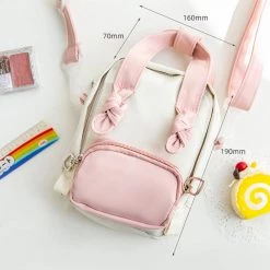 Juwas NEW ARRIVAL Chic Rectangle Pastel Mini Handbag/Crossbody Bag