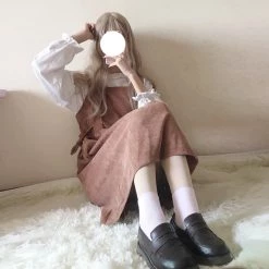 Juwas Lolita Long Sleeve Ruffled Undershirt And Dress NEW ARRIVAL