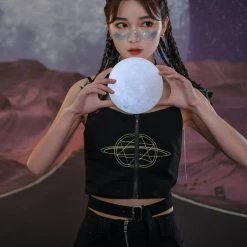 Juwas NEW ARRIVAL Punky Black Star Tank Top