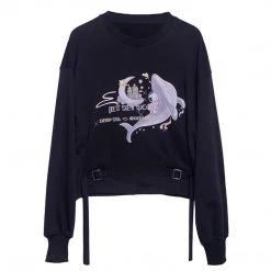 Juwas Dreamy Whale Girl Long Sleeve Sweater NEW ARRIVAL
