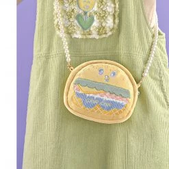 Juwas Cute Hamburger Crossbody Coin Purse NEW ARRIVAL