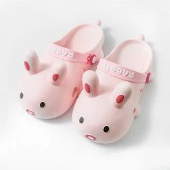 Juwas Rabbit Ears Close Toe Slippers