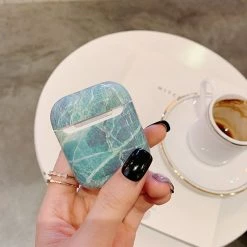 Juwas Luxury Marble Protective Case For Airpods 1 2