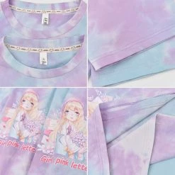 Juwas Pink Galaxy Girl Messenger Tops NEW ARRIVAL