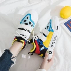 -Juwas Color Block Pop Up Sneaker 13 -Juwas Color Block Pop Up Sneaker