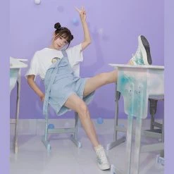 Juwas Other World Oil Paint White Tees