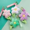 Juwas Pastel Flower Plush Keychain