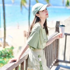 Juwas Cactus Khaki Cargo Skirt NEW ARRIVAL