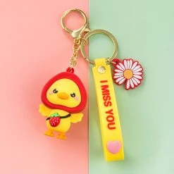 Juwas Little Duckling Wristlet Keychain NEW ARRIVAL