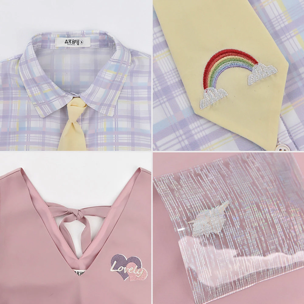 Juwas NEW ARRIVAL Japanese Plaid Polo N’ Lovely Straight Dress 9 Juwas NEW ARRIVAL Japanese Plaid Polo N’ Lovely Straight Dress