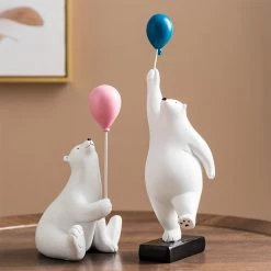 Juwas NEW ARRIVAL Lovely Polar Bear Balloon Ornaments