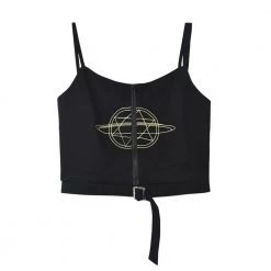 Juwas NEW ARRIVAL Punky Black Star Tank Top