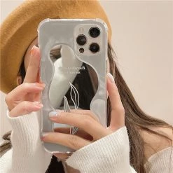 Juwas NEW ARRIVAL Leaf Mirror IPhone Case