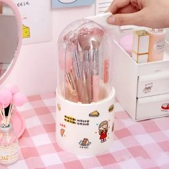 Juwas NEW ARRIVAL Kawaii Snack Girl Makeup Brush Holder- With Pearls