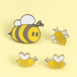 Juwas NEW ARRIVAL Bees Inspired Pin