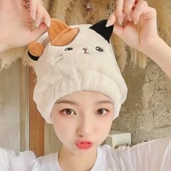 Juwas Kitty Ears Hair Drying Towels Cap NEW ARRIVAL