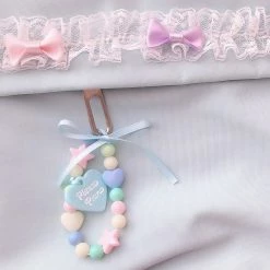 Juwas Kawaii Care Bear Pastel Blue Lace Backpack NEW ARRIVAL