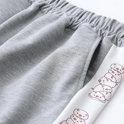Juwas Adorable Pigs Stack Printed Sweatpants NEW ARRIVAL