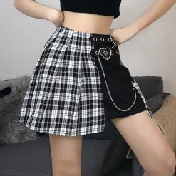 Juwas Kayla Goth Mini Skirts