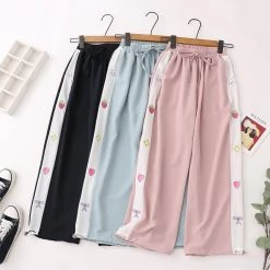 Juwas Chiffon High Waist Pants CLOTHING
