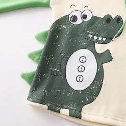 Juwas Kawaii Cartoon Dinosaur Hoodie