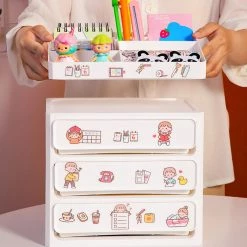 Juwas Personal Daily Stuffs Printed Mini Organizer/Drawer