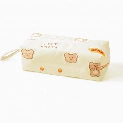 Juwas ACCESSORIES Cartoon Bear Print Pencil Case