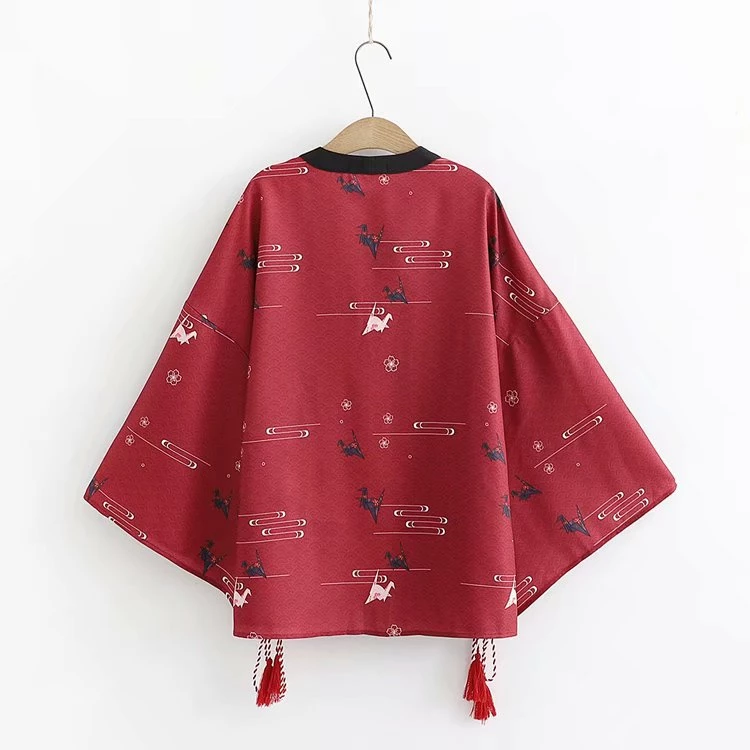 Juwas.com Online Store Japanese Crane Theme Kimono 5 Juwas.com Online Store Japanese Crane Theme Kimono