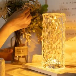 Juwas Classy Crystal Fairy Light Night Lamp