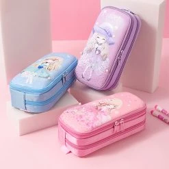 Juwas Happy Girl Printed Pencil Case Pouch NEW ARRIVAL