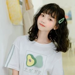 Juwas.com Online Store Cute Japanese Avocado Loose Shirt CLOTHING