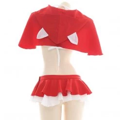 Juwas Sexy Red Riding Hood Lingerie Outfit