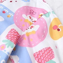 Juwas Cartoon Rabbit Pattern Shirt