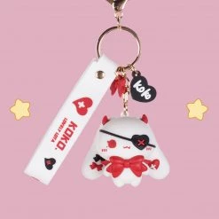 Juwas NEW ARRIVAL Gothic Bunny Keychain